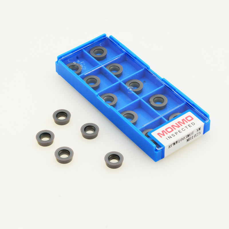MH1025系列钢件，预硬钢刀片专用铣刀片  RPMW1003MOEN-XM飞刀粒