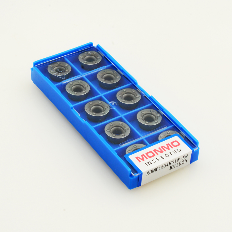 MH1025系列 钢件预硬钢刀片专用铣刀片 RDMW1204MOTN-X飞刀粒