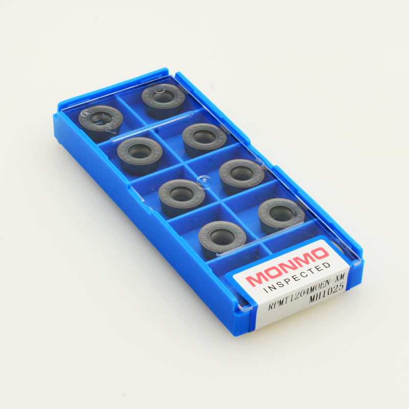 MH1025系列 钢件预硬钢刀片专用铣刀片 RPMT1204MOEN-XM飞刀粒