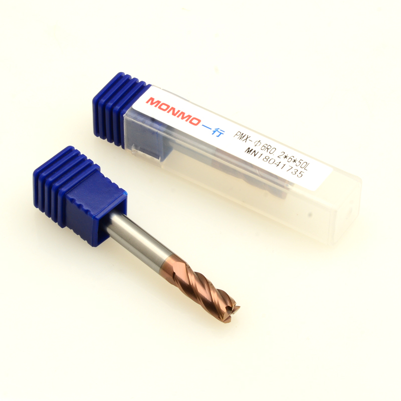 PMX65度耐磨钨钢圆鼻刀铣刀