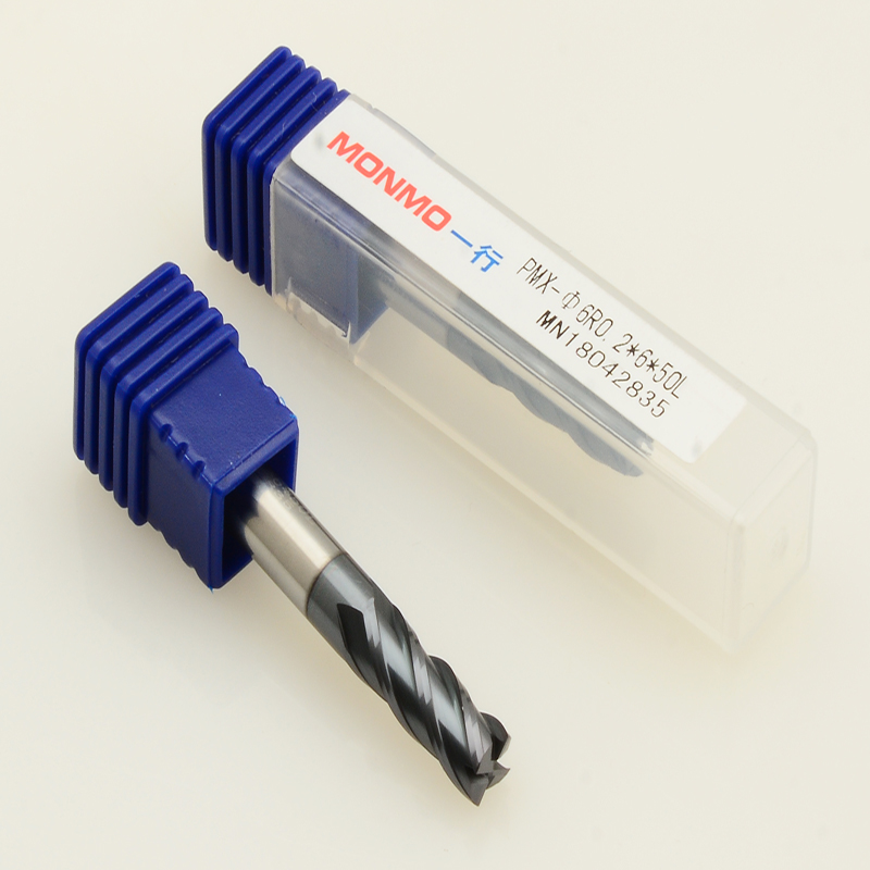 GMX 55HRC不锈钢加工用 4刃圆鼻刀